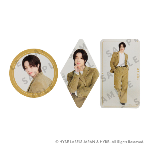 ステッカー3枚セット K