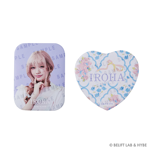 スクエア缶バッジ&ハート缶バッジセット(IROHA)