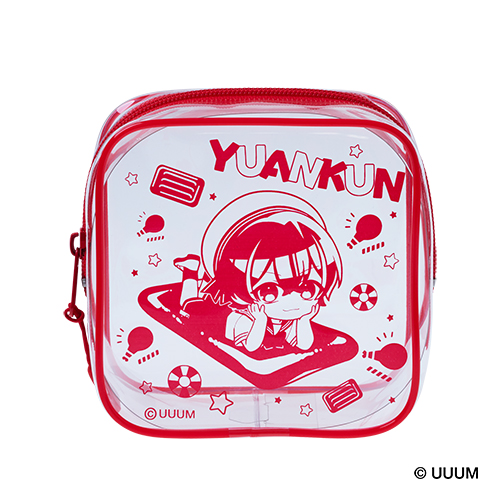 スクエアクリアポーチ　D-3 ゆあんくん