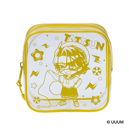 スクエアクリアポーチ　D-4 たっつん