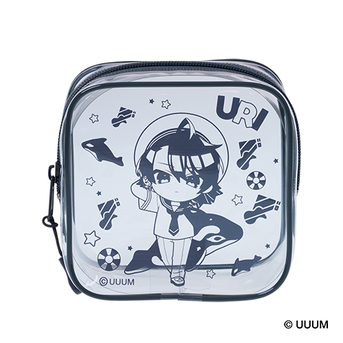 スクエアクリアポーチ　D-8 うり