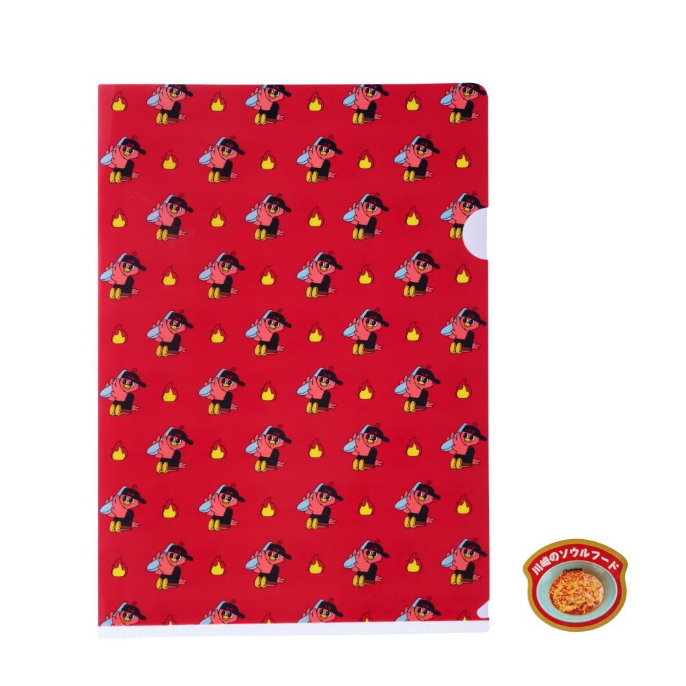 A4クリアファイル&ステッカーセット 総柄ver.