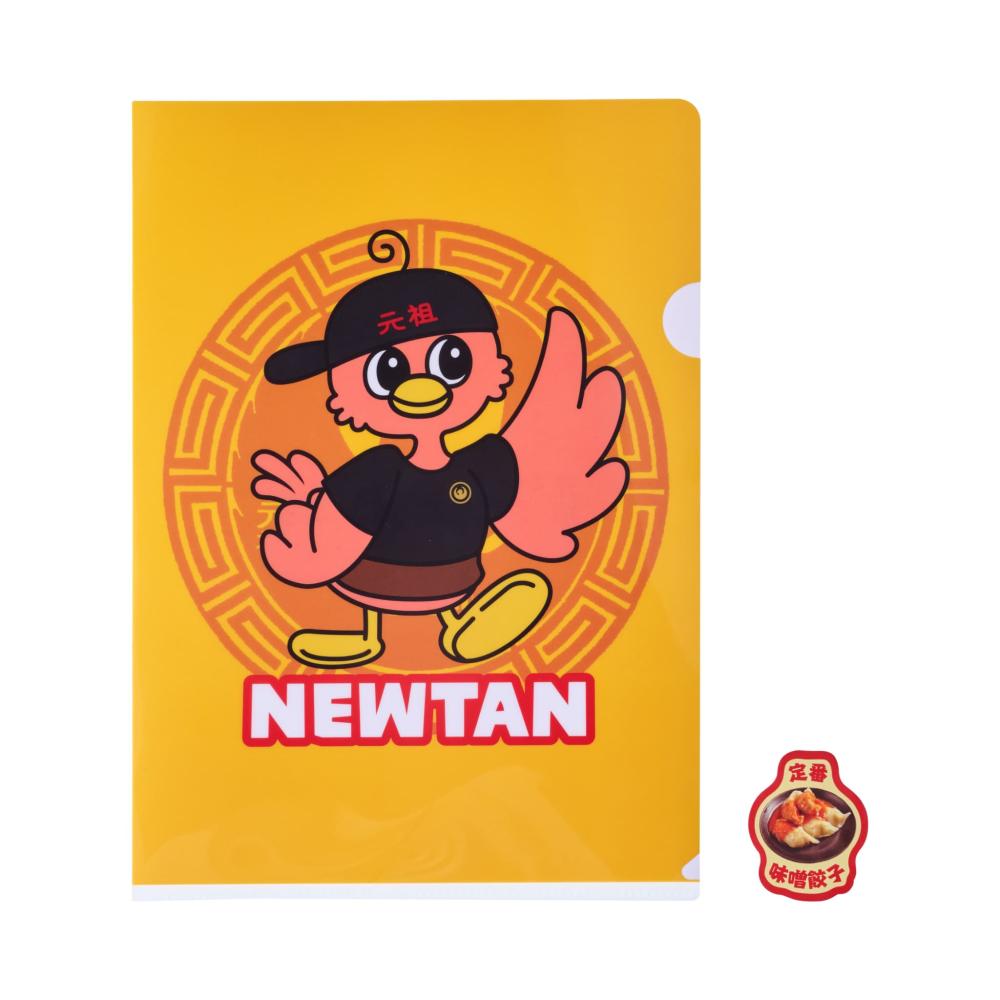 A4クリアファイル&ステッカーセット にゅーたんver.