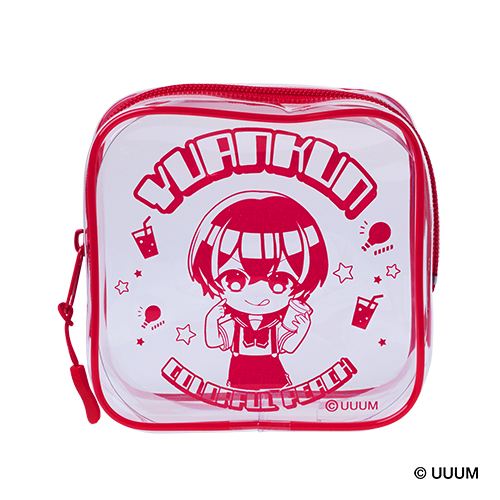 スクエアクリアポーチ　D-3 ゆあんくん