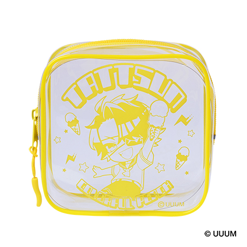 スクエアクリアポーチ　D-4 たっつん