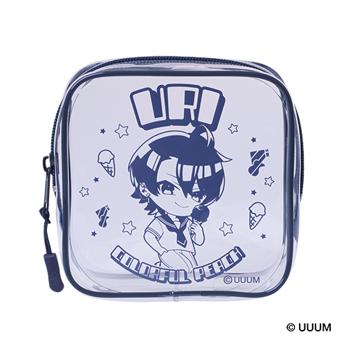 スクエアクリアポーチ　D-8 うり