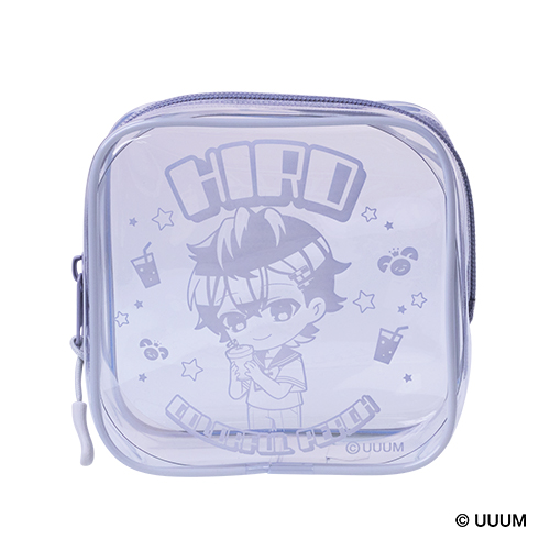 スクエアクリアポーチ　D-9 ヒロ