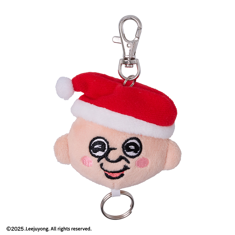 帽子がぬげちゃう!リールキーホルダー　②パンパンくん