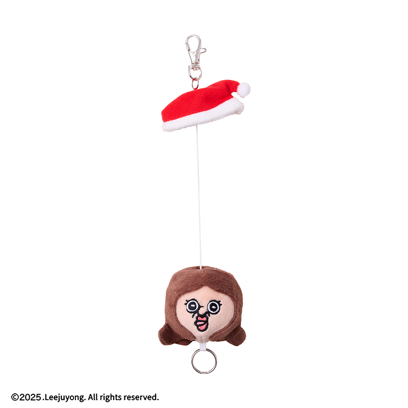 帽子がぬげちゃう!リールキーホルダー　③オクジ