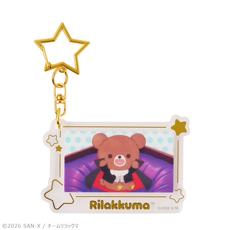 箔押しアクリルキーホルダー(①)
