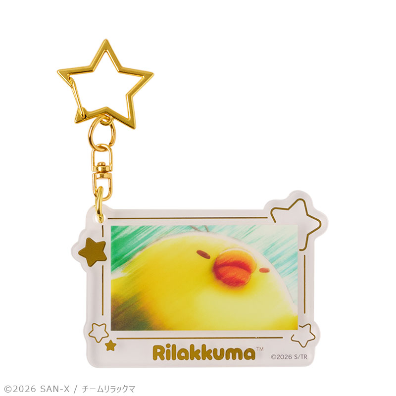 箔押しアクリルキーホルダー(③)