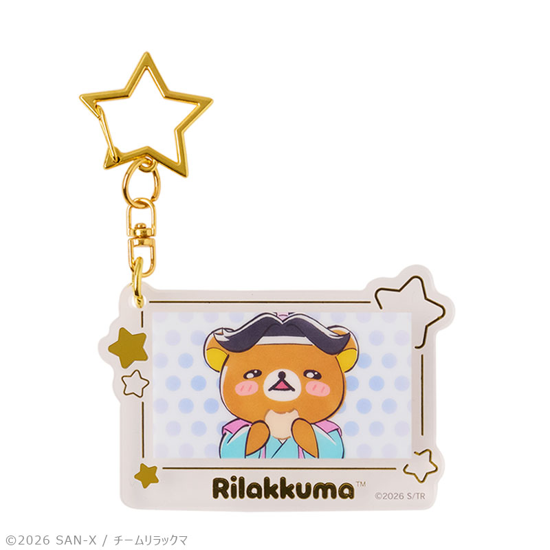 箔押しアクリルキーホルダー(④)