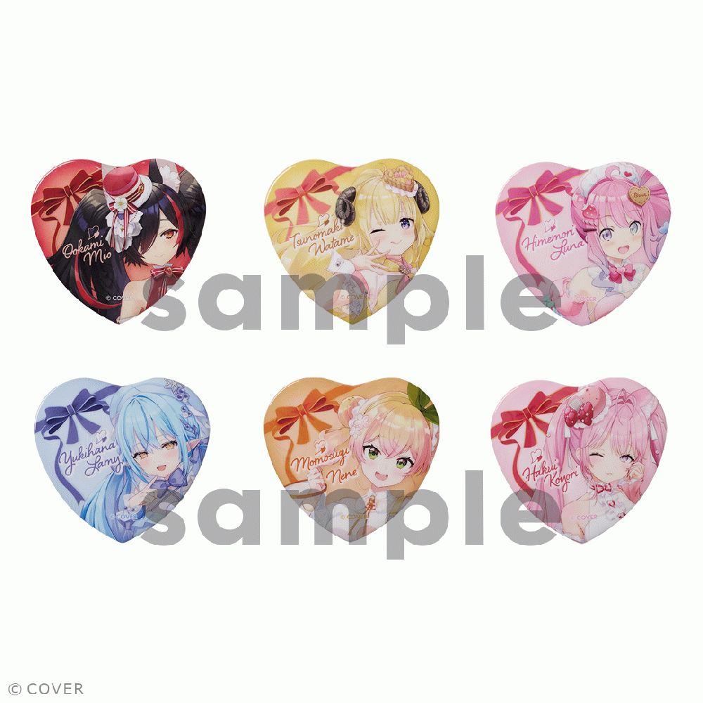 スタンド付缶バッジ(大神ミオ)