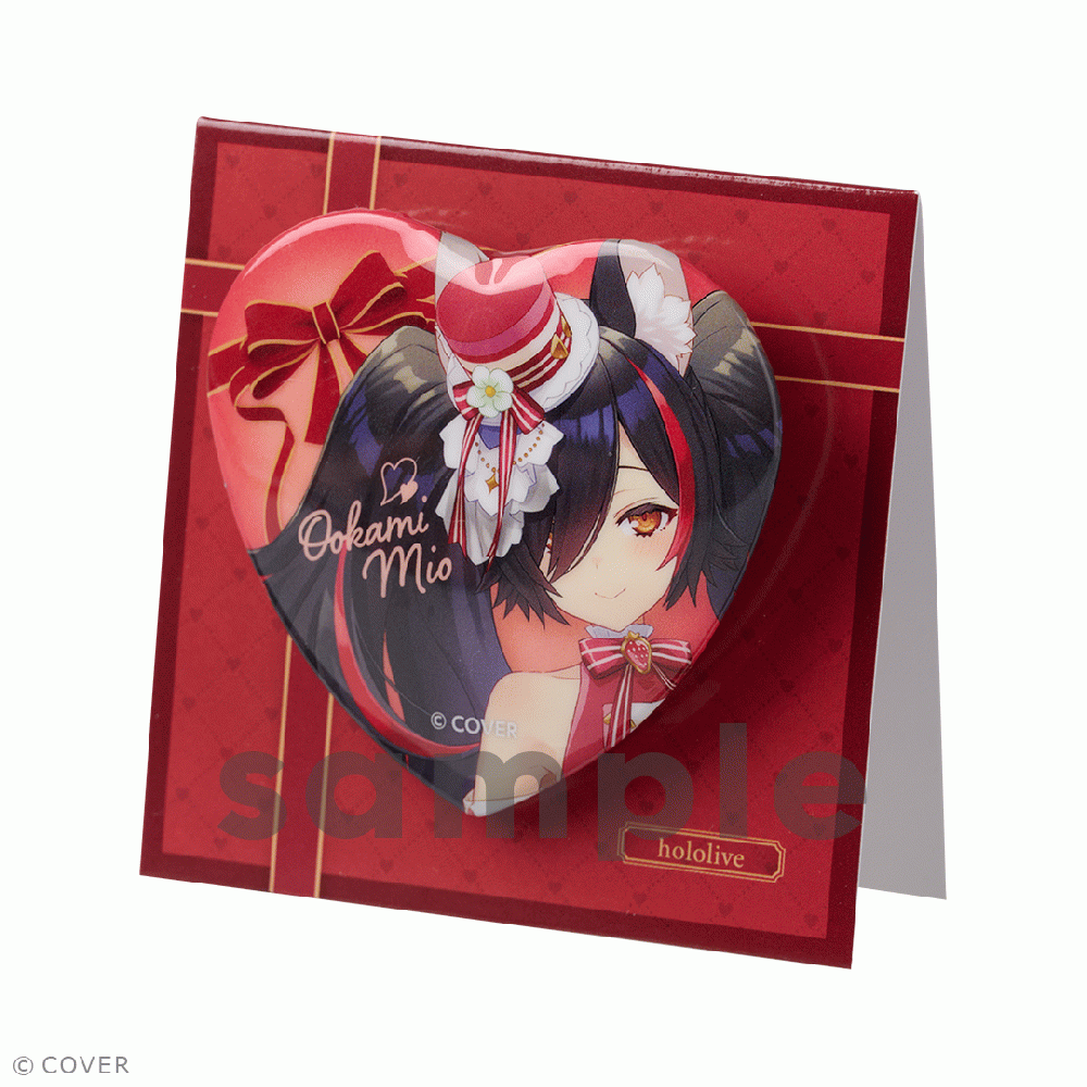 スタンド付缶バッジ(大神ミオ)