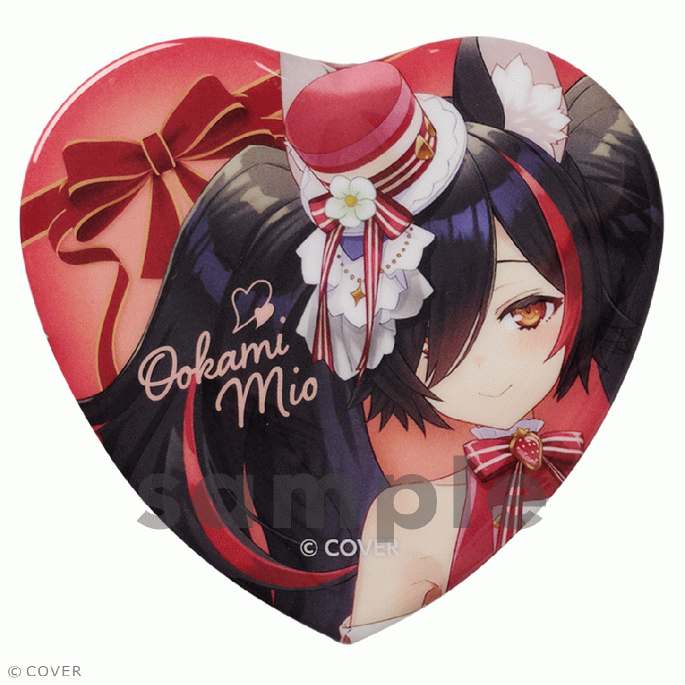 スタンド付缶バッジ(大神ミオ)