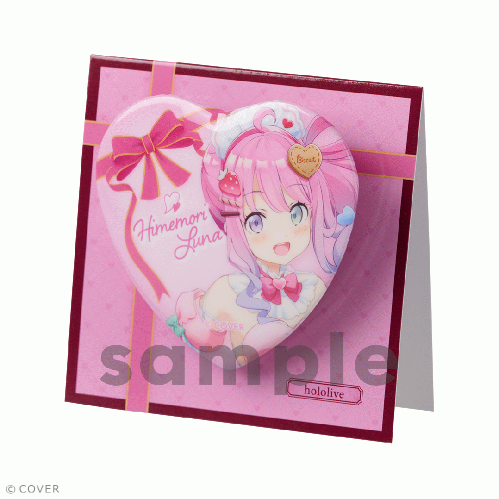 スタンド付缶バッジ(姫森ルーナ)