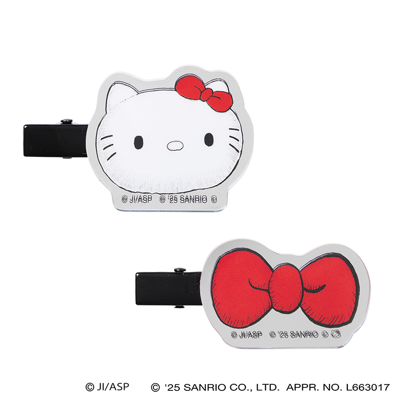 アクリルヘアピン2個セット