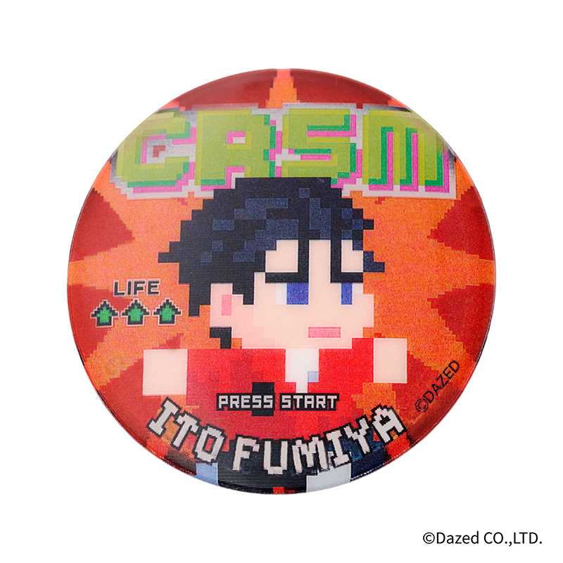 チェンジング缶バッジ　伊藤 ふみや