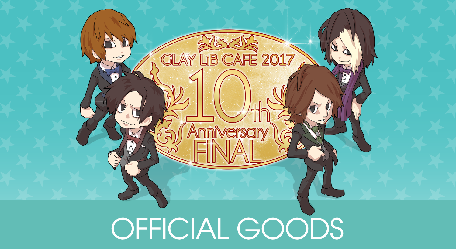 GLAY LiB CAFE 2017 OFFICIAL GOODS