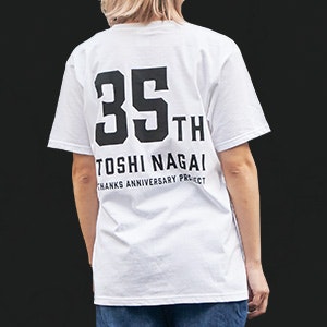 TOSHI NAGAI 35th PROJECTS Tシャツ(白)